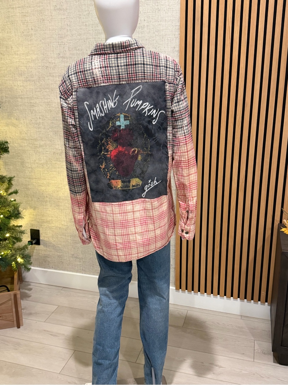 Graphic Plaid Shirt - Smashing pumpkins